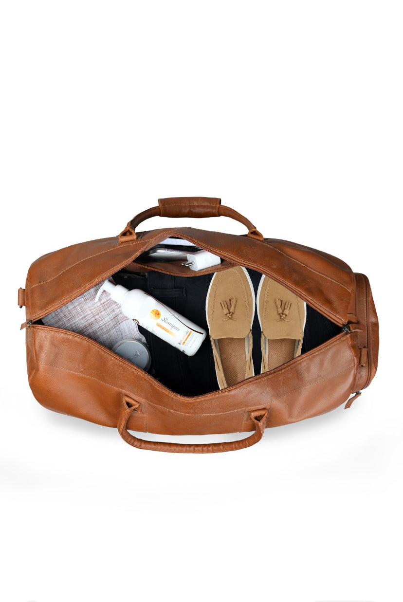 Signature Leather Duffel