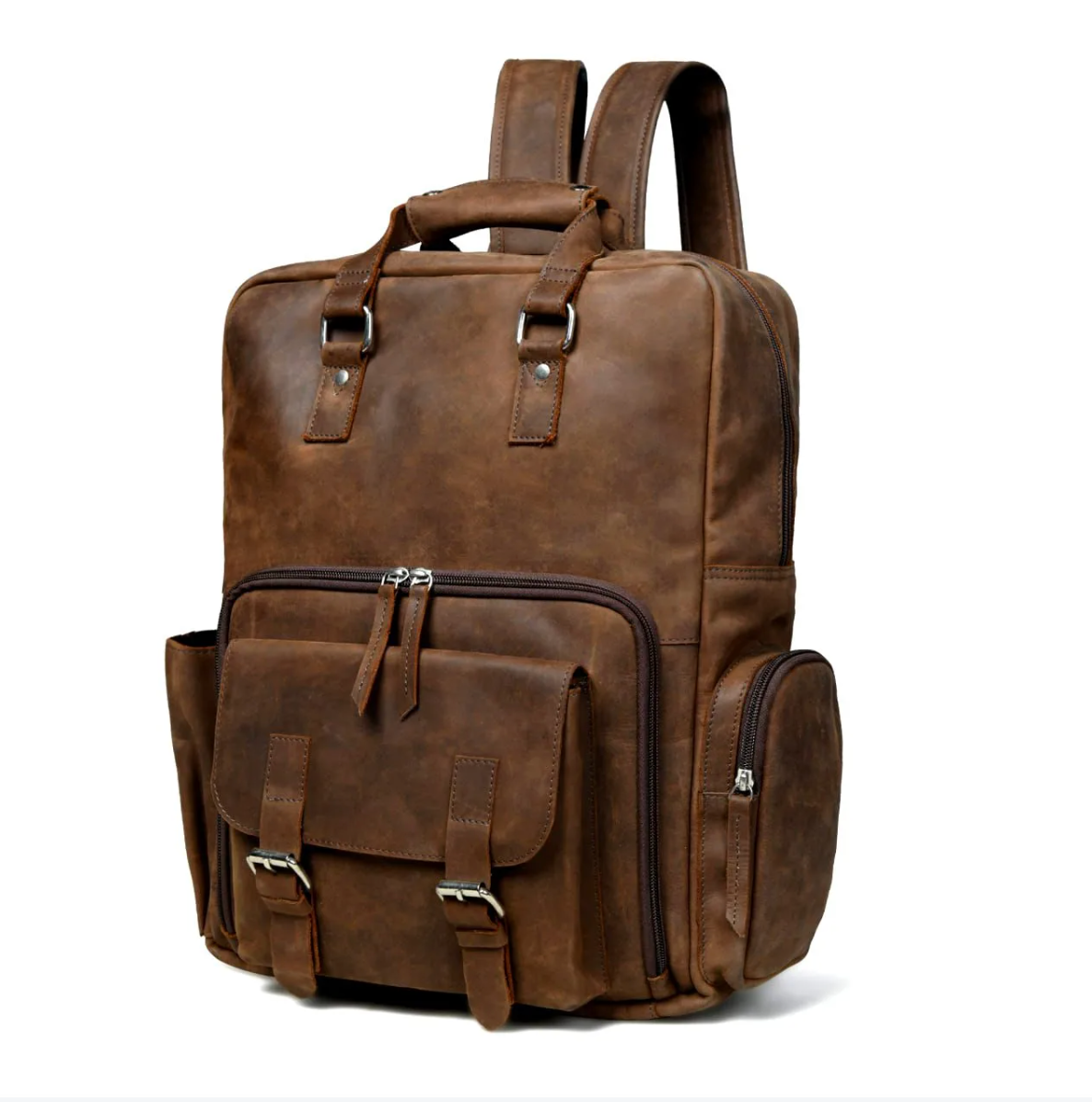Full Grain Leather Backpack