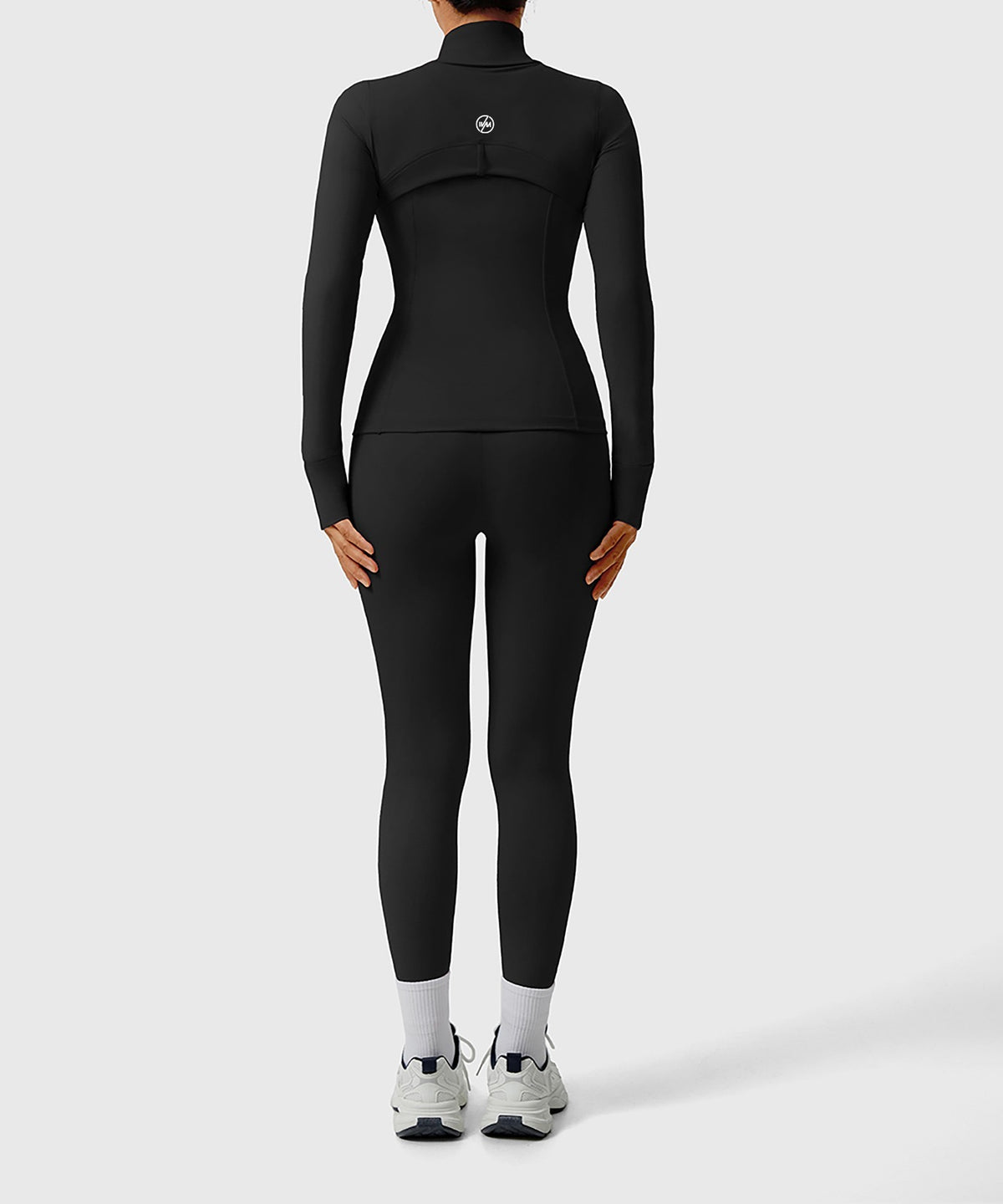 IVM COUTURE SculptFit 4-Piece Activewear Set – Black & Rose Quartz