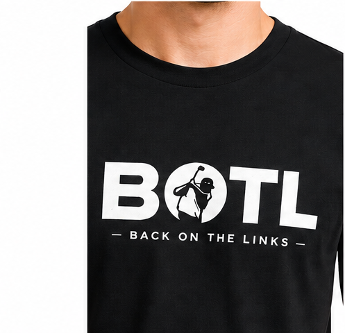 BOTL Back on the Links Graphic Tee – Black
