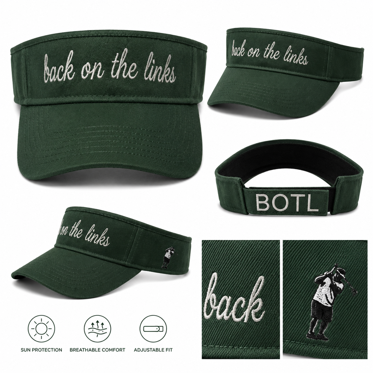 Back On The Links  Fairway Visor