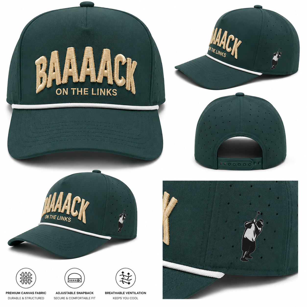 Back On the Links Signature Cap