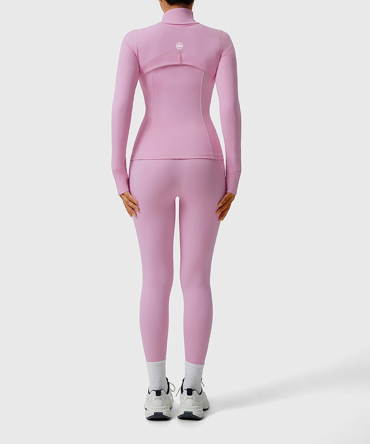 IVM COUTURE SculptFit 4-Piece Activewear Set – Black & Rose Quartz